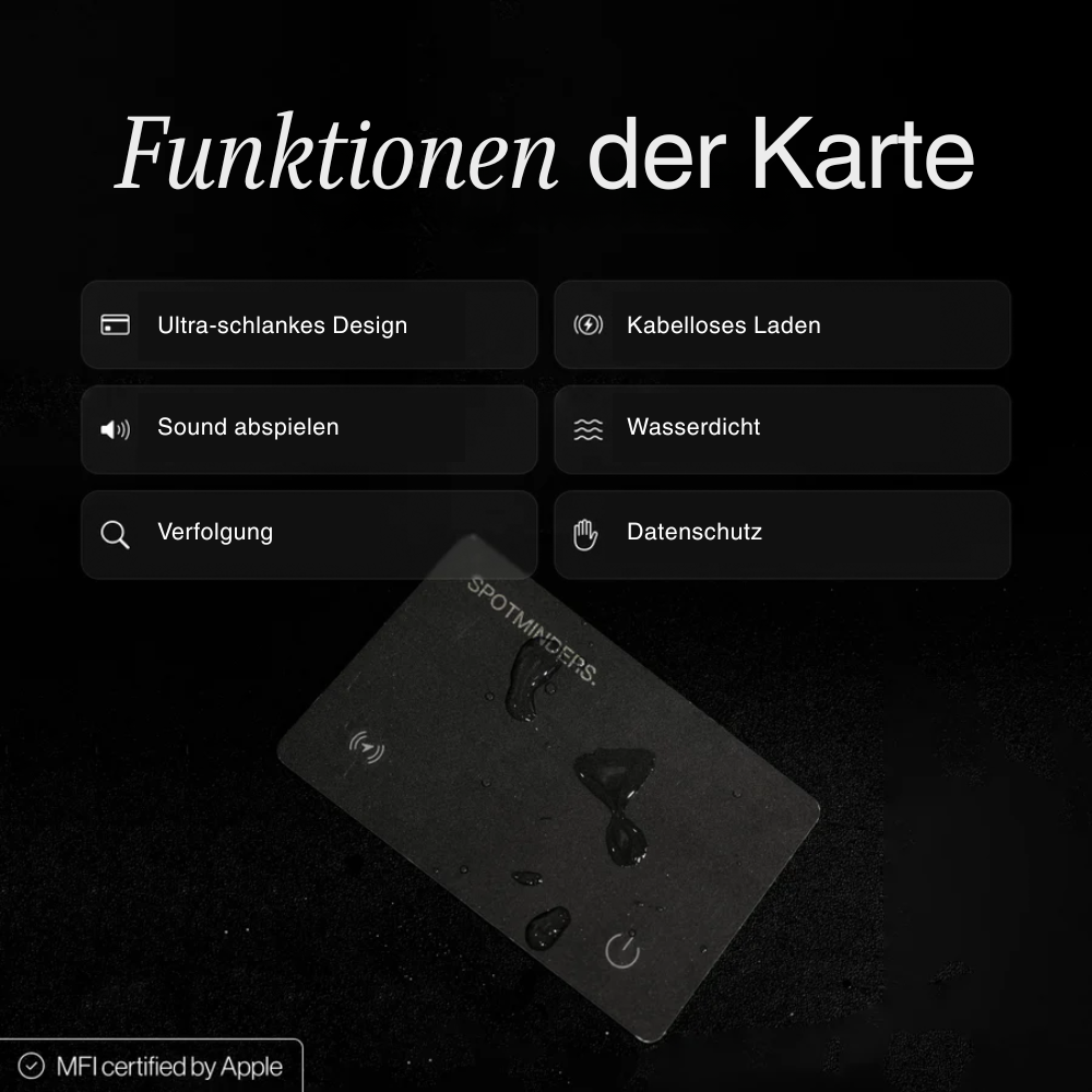 TrackingCard™ | Der beste GPS-Tracker der Welt (in Ihre Brieftasche)