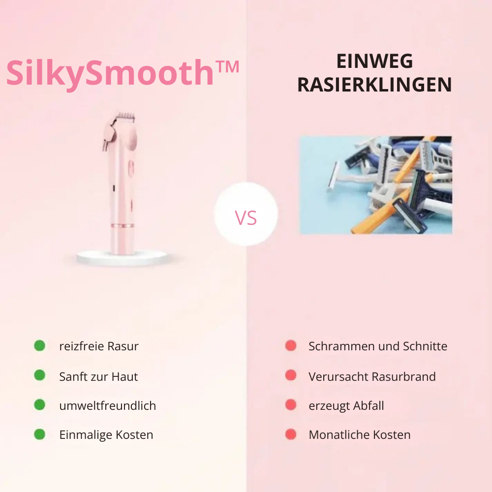 SilkySmooth™ | Hören Sie auf, Ihre Haut zu reizen - probieren Sie SilkySmooth™ noch heute aus!