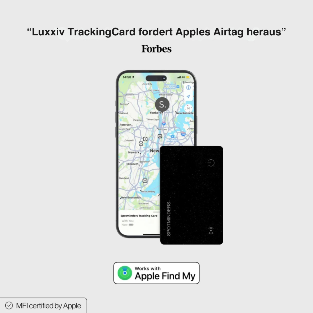 TrackingCard™ | Der beste GPS-Tracker der Welt (in Ihre Brieftasche)