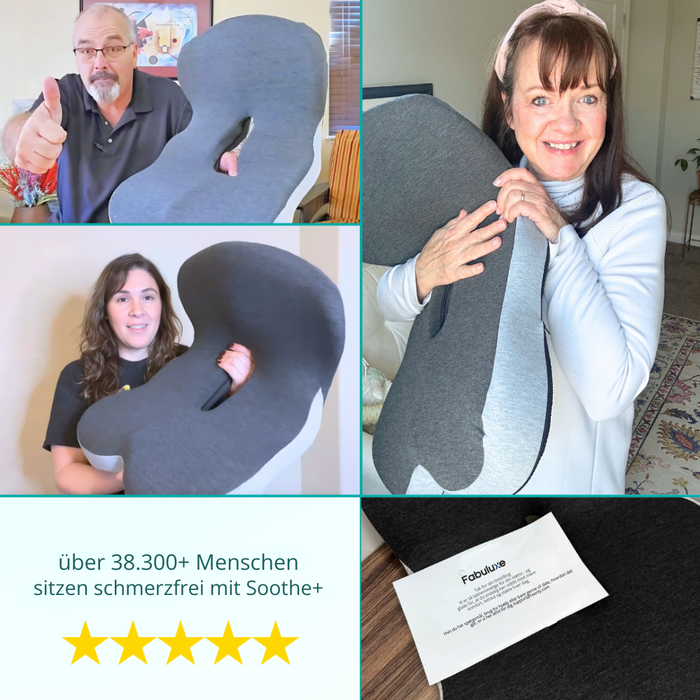 SootheSeat™ | Besser sitzen, leichter leben – ergonomische Unterstützung, wo du sie am meisten brauchst