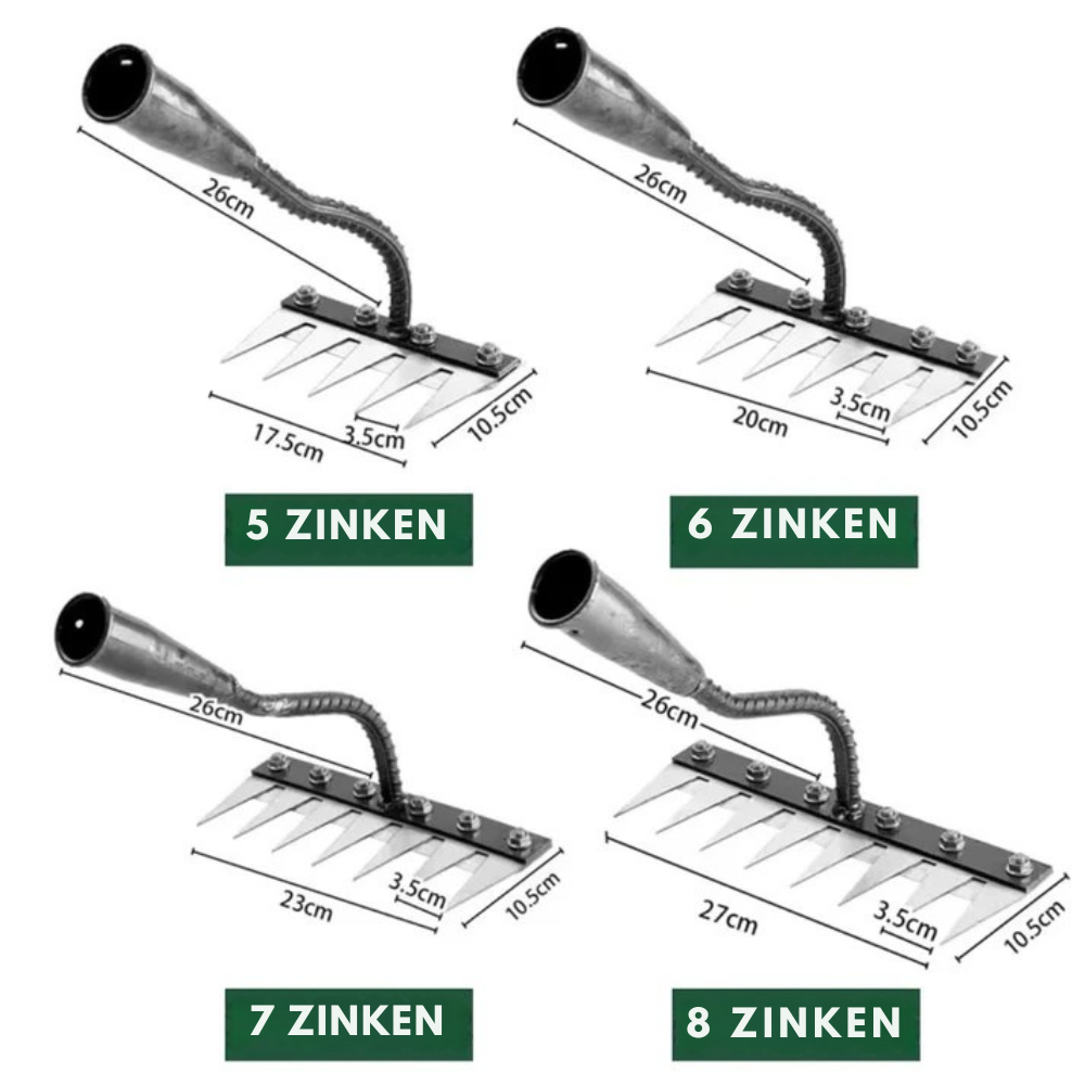 PerfectRake™ | Robuste Unkrautgärten für den Garten