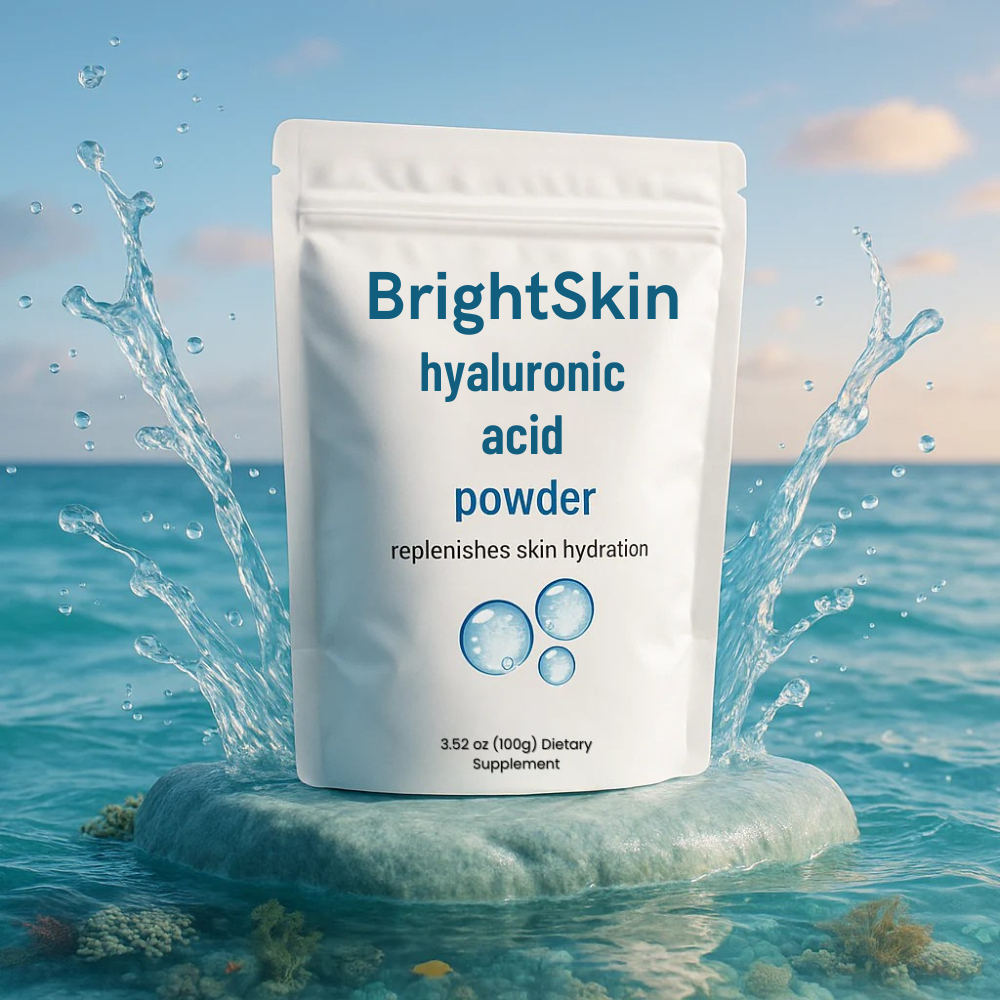 BrightSkin™ | Stellen Sie Ihr eigenes Hyaluron-Serum her. Rein. Strahlend. Revitalisierend.