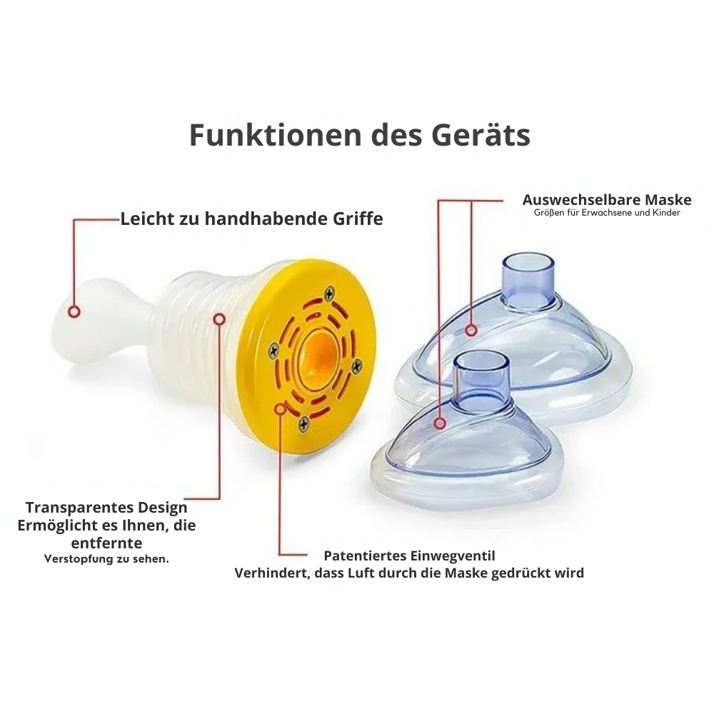 ClearAir™ | Notfallgerät gegen Ersticken – Schützen Sie Ihr Kind im entscheidenden Moment