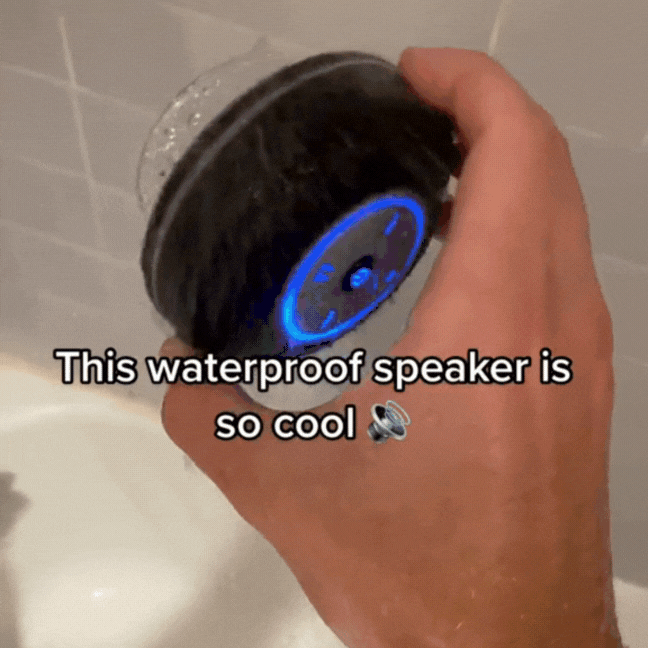 AquaBeatsâ„¢ | verwandelt deine Dusche in ein Konzert mit kraftvollem Sound und einer LED-Lichtshow.