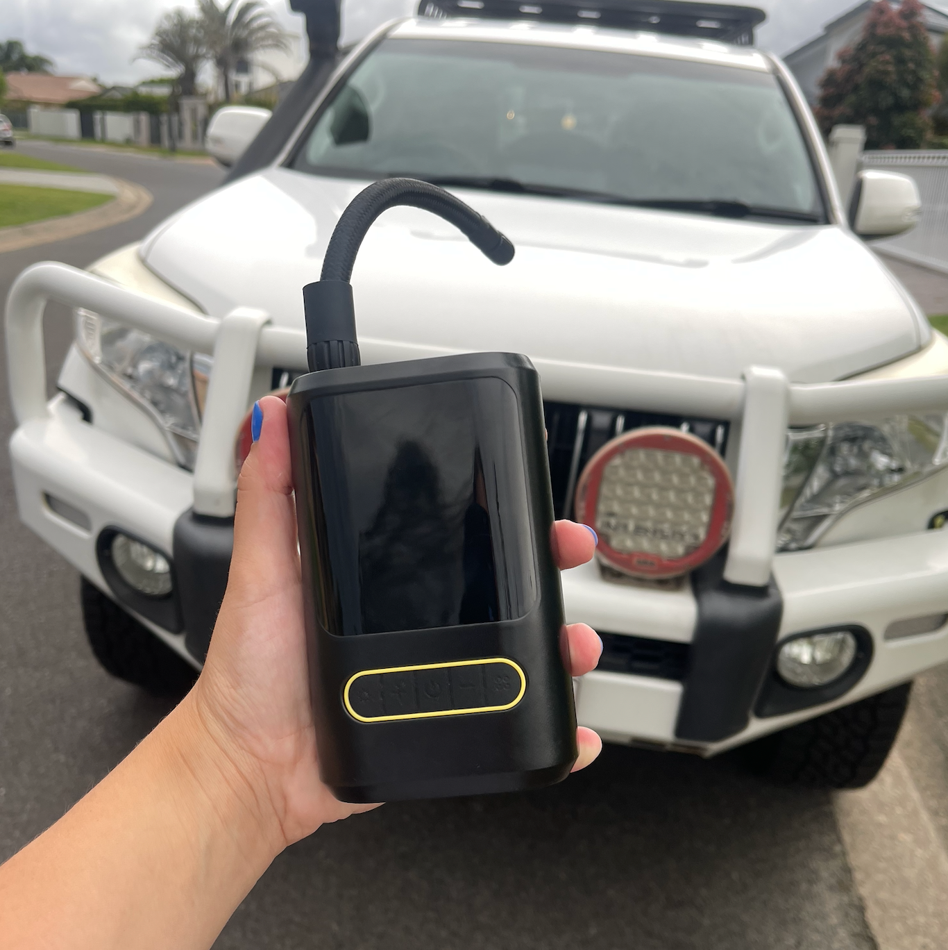 AirCharge Pro™ | Der ultimative tragbare 4-in-1-Reifenfüller🚗