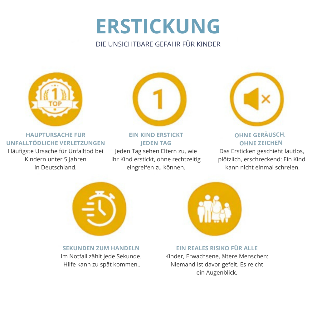 ClearAir™ | Notfallgerät gegen Ersticken – Schützen Sie Ihr Kind im entscheidenden Moment